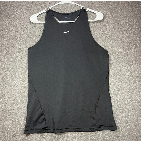 Nike Women's Sleek Black Tank Top - Picture 1 of 3